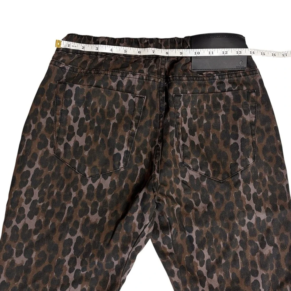 NWT OneTeaspoon Pants Sz XS Bronze Leo B Leopard  Shabbies Cotton Elastic Waist - Picture 14 of 16